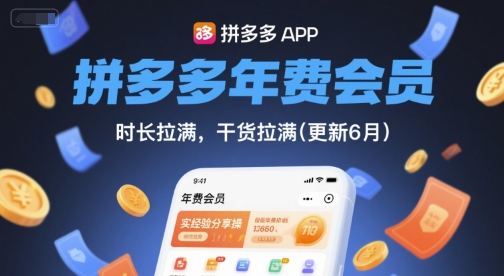 拼多多年费会员，实经验分享操，时长拉满，干货拉满(更新261009)-子比同步系统测试站