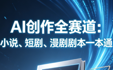 AI创作全赛道：小说、短剧、漫剧剧本一本通(更新)-摇钱树